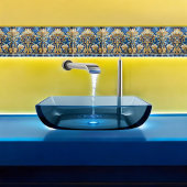 Golden Petal Design Fliese