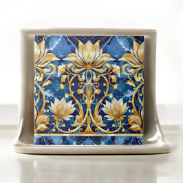 Golden Petal Design Fliese