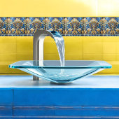 Golden Petal Design Fliese