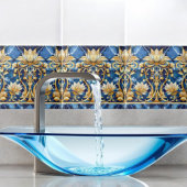 Golden Petal Design Fliese