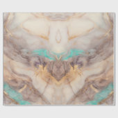 Golden Petal Geschenkpapier (Flach)