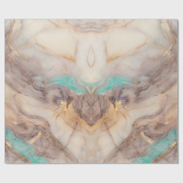 Golden Petal Geschenkpapier