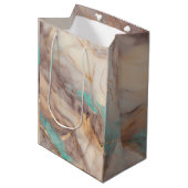 Golden Petal Mittlere Geschenktüte (Vorderseite Schrägansicht)