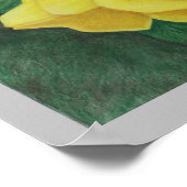 Golden Petals 11"x14" Print Poster (Ecke)