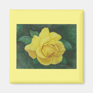 Golden Petals Magnet