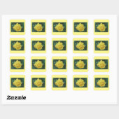 Golden Petals Sticker (Blatt)