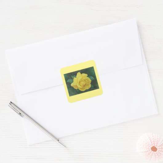 Golden Petals Sticker (Umschlag)