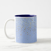 Golden Petite Stars Tasse - Blau (Links)