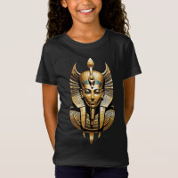 Golden Pharao in Regal Headdress Art