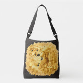 Golden Pharaonic Queen Ancient Egyptian Art Tragetaschen Mit Langen Trägern (Vorderseite)