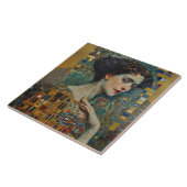 Golden Phase Gustav Klimt Mosaic Edwardian Frauen  Fliese (Seite)