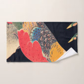 Golden Pheasant In Snow By Ito Jakuchu Handtuch (Handtuch)