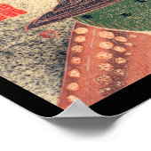 Golden Pheasant in the Snow Bird - Jakuchu (1900) Poster (Ecke)