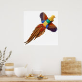 Golden Pheasant Print Poster (Küche)