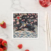 Golden Pheasant & Quing Dynastie /imperiale China Serviette (Beispiel)