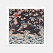 Golden Pheasant & Quing Dynastie /imperiale China Serviette (Vorderseite)