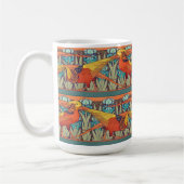 Golden Pheasant Retro Kaffeetasse (Links)
