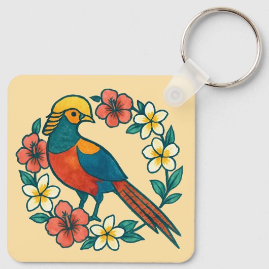 golden pheasant schlüsselanhänger (Rückseite)