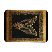 Golden Phoenix Elegance Magnet (Horizontal)