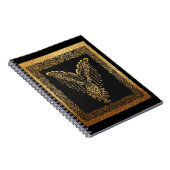 Golden Phoenix Elegance Notizblock (Rechte Seite)