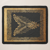 Golden Phoenix Elegance Sherpadecke (Vorderseite (Horizontal))