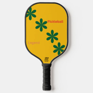 Golden Pickleball-Legende Floral-Paddle Pickleball Schläger