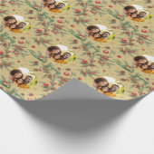 Golden Pine Frame Geschenkpapier (Ecke)