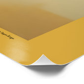 Golden Pine Muse - Glossy Poster (Ecke)