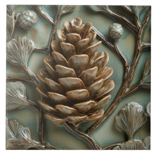 Golden Pinecone Imitat Locarno Fliese