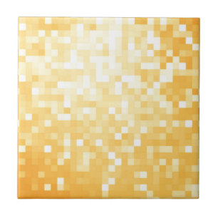 Golden Pixel Sparkle Fliese