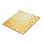 Golden Pixel Sparkle Fliese (Seite)