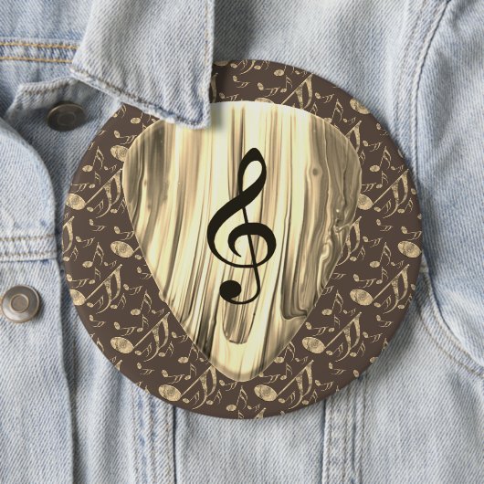 Golden Plectron - Stilvolles Design für Musikliebh Button (Beispiel)