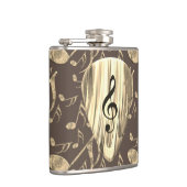 Golden Plectron - Stilvolles Design für Musikliebh Flachmann (Rechts)