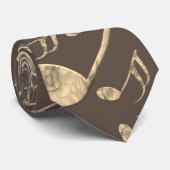 Golden Plectron - Stilvolles Design für Musikliebh Krawatte (Gerollt)