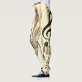 Golden Plectron - Stilvolles Design für Musikliebh Leggings (Links)