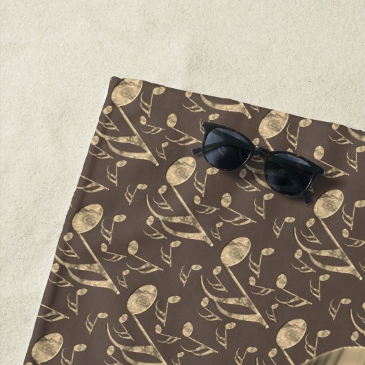 Golden Plectron - Stilvolles Design für Musikliebh Strandtuch (Beispiel)