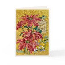 Golden Poinsettia | December 25 Fine Art Christmas