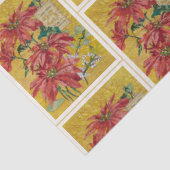 Golden Poinsettia | Fine Art Christmas Seidenpapier (Ausschnitt)