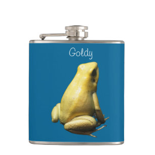 Golden Poison Frog Flachmann
