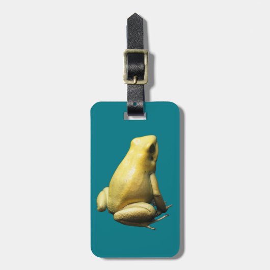 Golden Poison Frog Gepäckanhänger (Vorderseite vertikal)