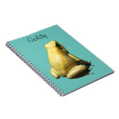 Golden Poison Frog Notizblock (Rechte Seite)