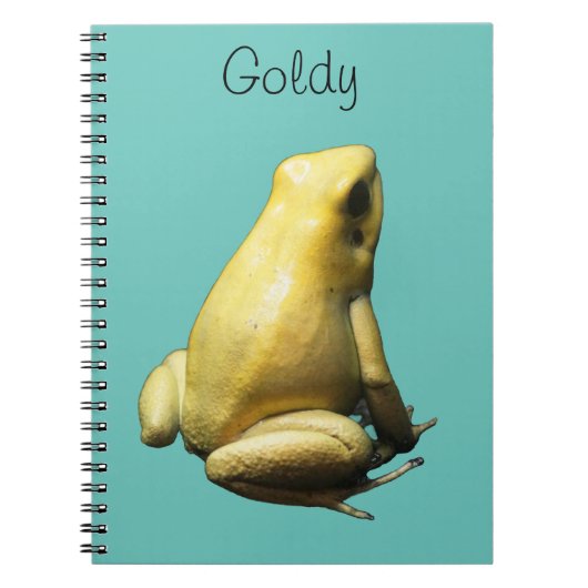 Golden Poison Frog Notizblock (Vorderseite)