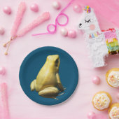 Golden Poison Frog Pappteller (Party)