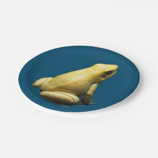 Golden Poison Frog Pappteller (Schrägansicht)