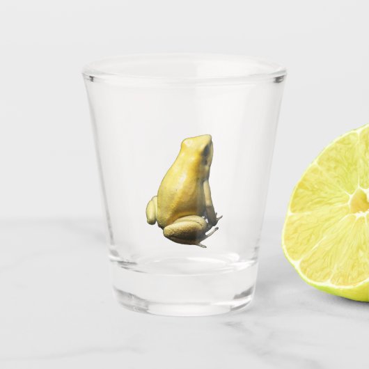 Golden Poison Frog Schnapsglas (Vorderseite)