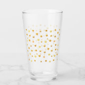 Golden Polka Dots Glas (Rückseite)