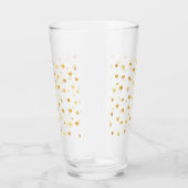 Golden Polka Dots Glas (Rechts)