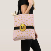Golden Polka Dots on Pink Tasche (Von Nahem)