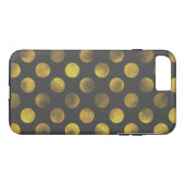Golden Polka Dots verblasst Case-Mate iPhone Hülle (Rückseite (Horizontal))