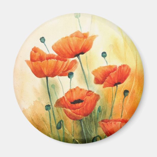 Golden Poppies Magnet (Vorne)